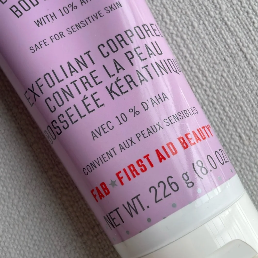 First Aid Beauty KP Bump Eraser Body Scrub with 10% AHA